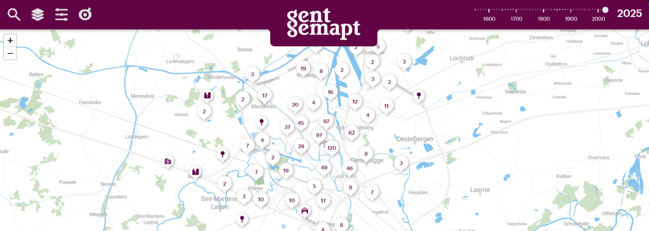 Ghent Mapped. Linking time, place and people